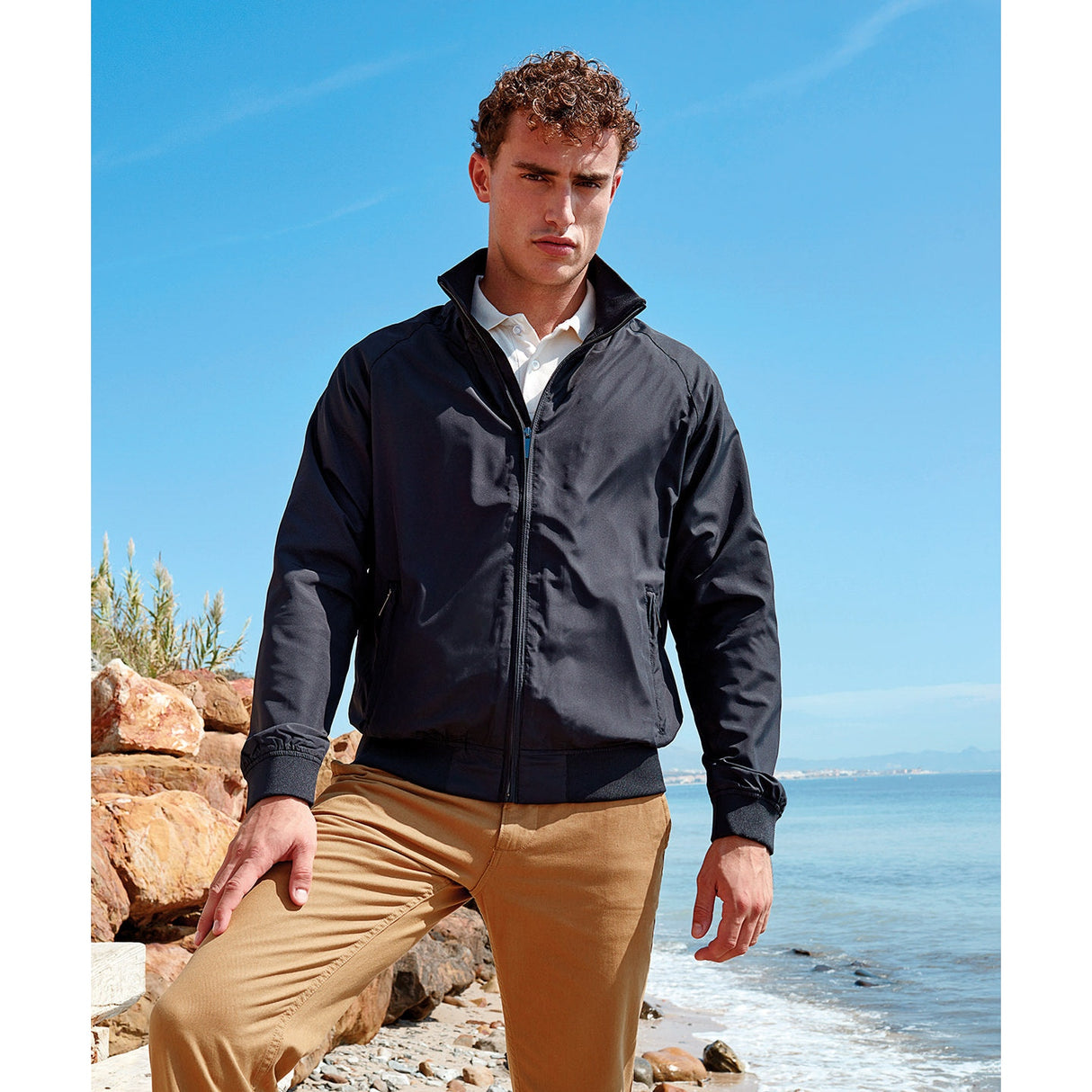 Asquith & Fox Men's Harrington Jacket