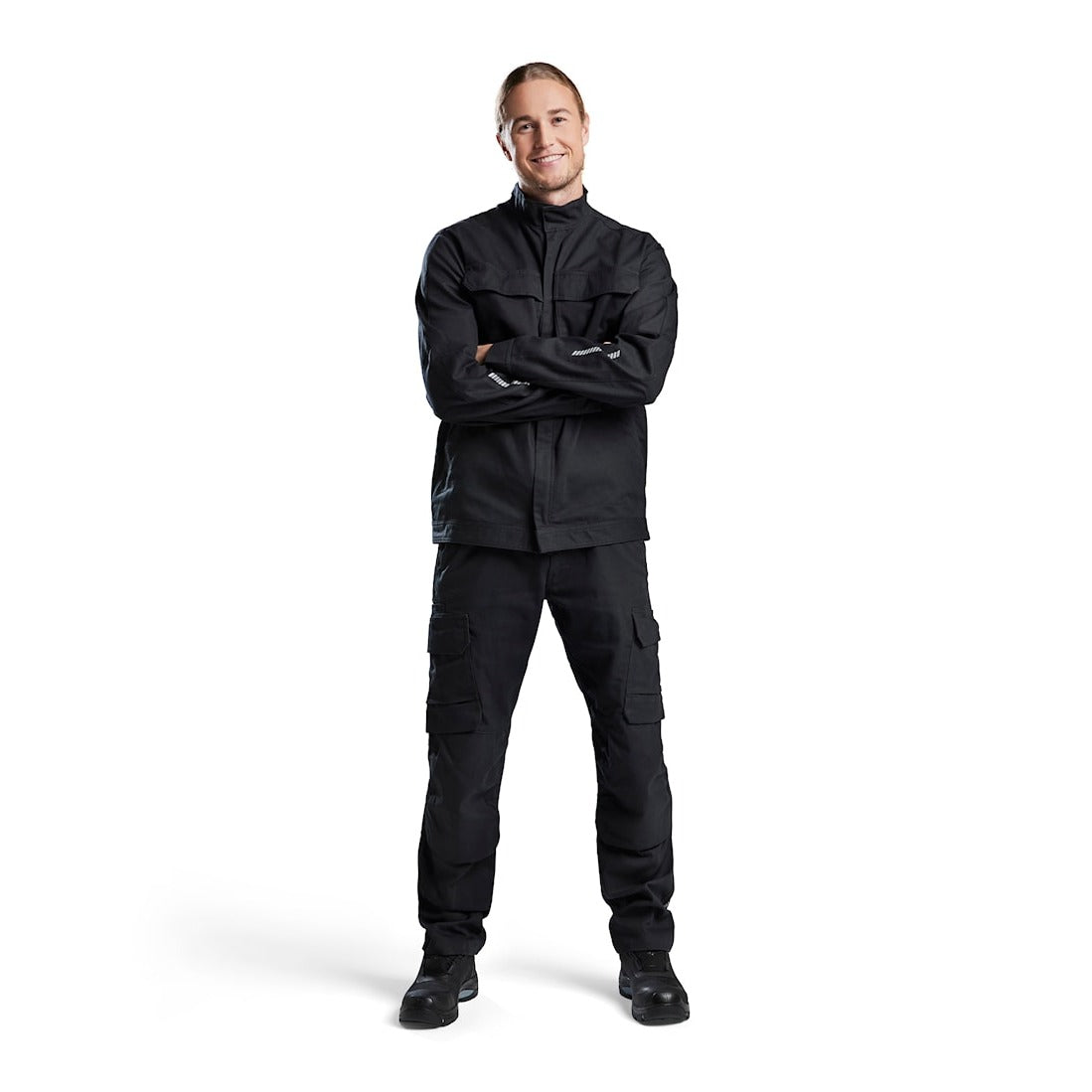 Blaklader Industry Trousers Stretch 1466 #colour_black