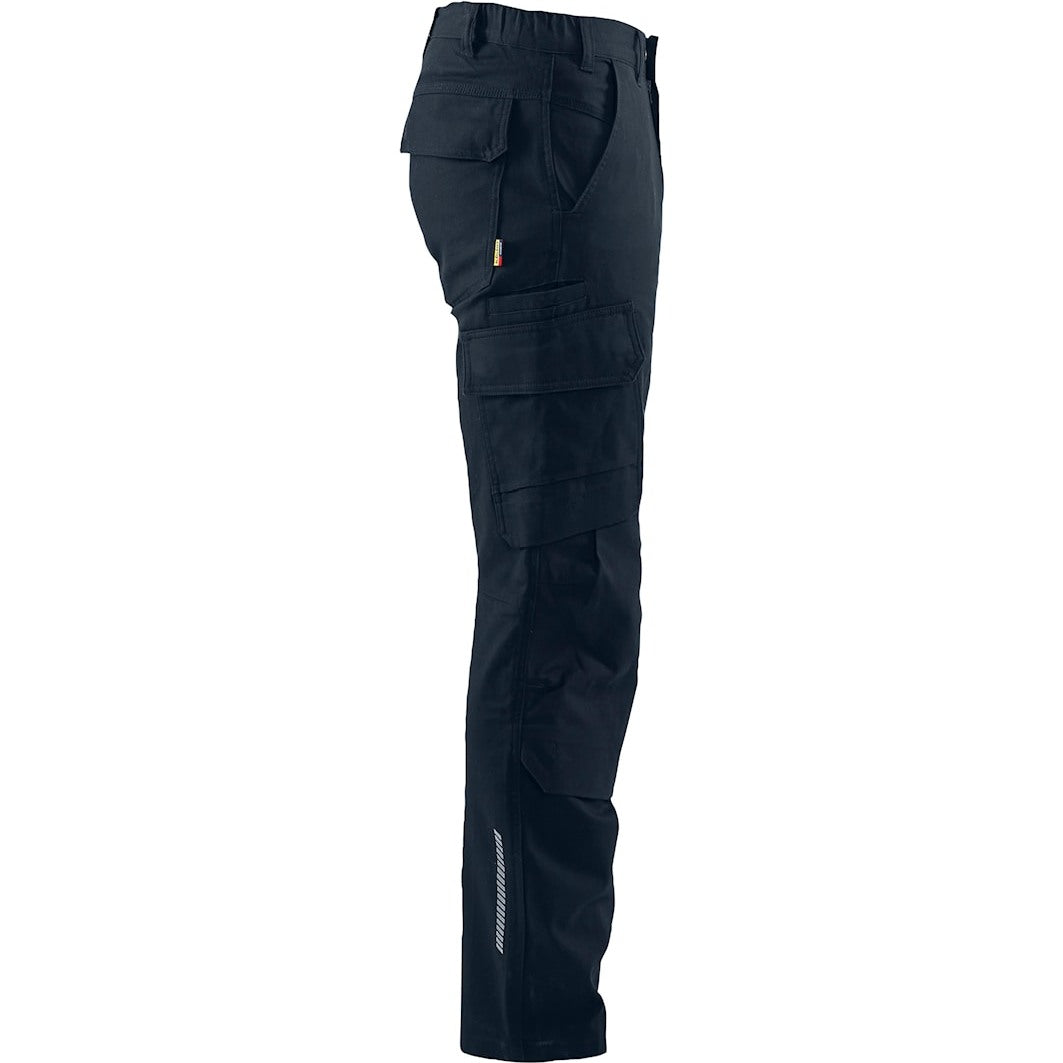 Blaklader Industry Trousers Stretch 1466 #colour_dark-navy-blue