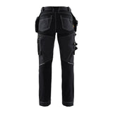 Blaklader Women's Craftsman Trousers with Stretch 7130 #colour_black