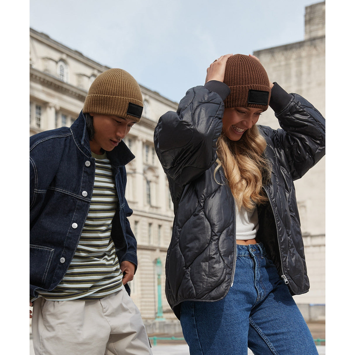 Beechfield Fashion Patch Beanie