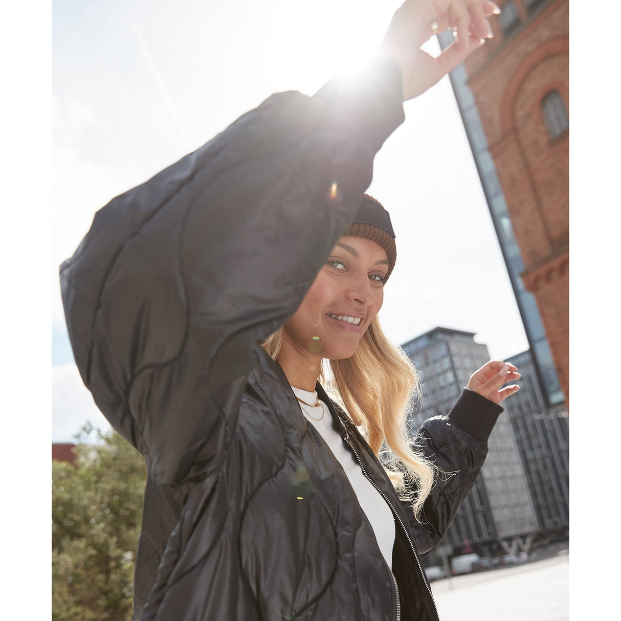Beechfield Fashion Patch Beanie