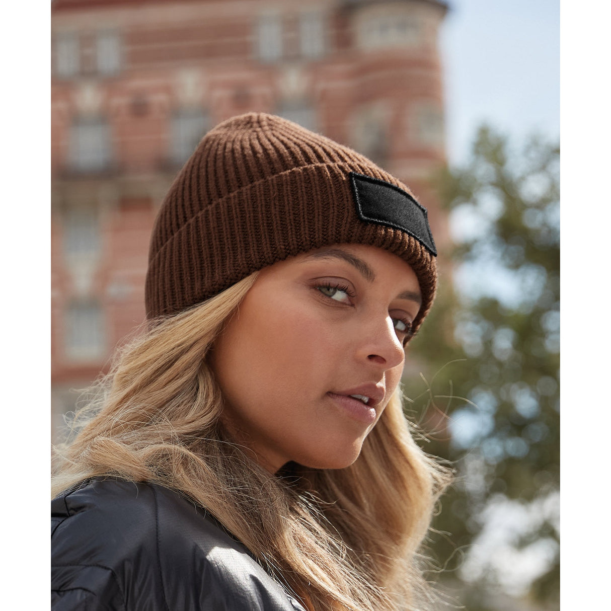 Beechfield Fashion Patch Beanie