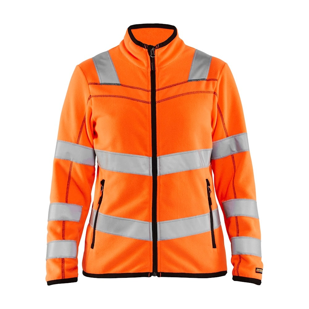 Blaklader Women's Microfleece Jacket Hi-Vis 4966 #colour_orange