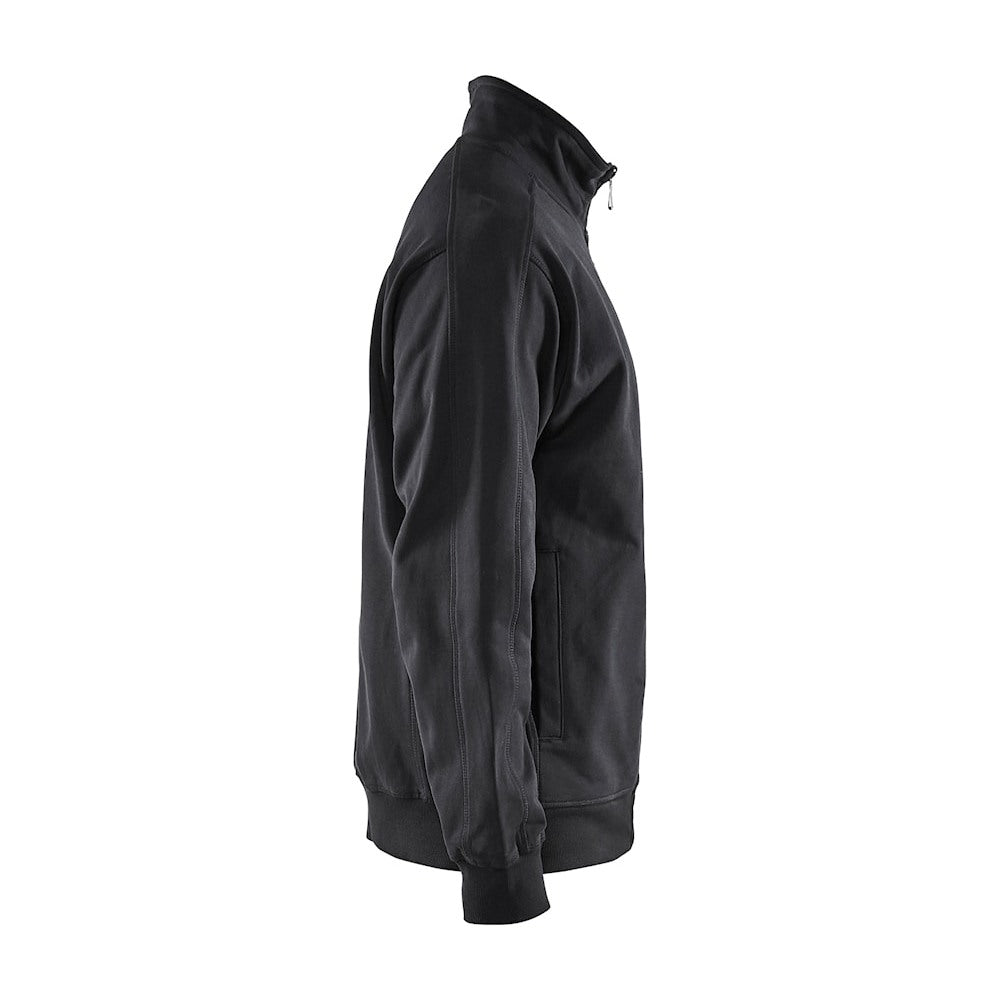 Blaklader Sweatshirt Full Zip 3349 #colour_black