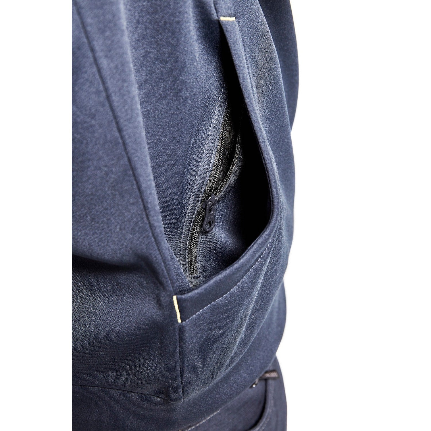 Blaklader Sweatshirt with Full Zip 3362 #colour_dark-navy-yellow