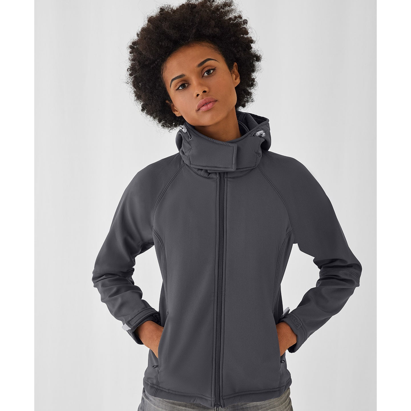 B&C Collection Hooded Softshell Women