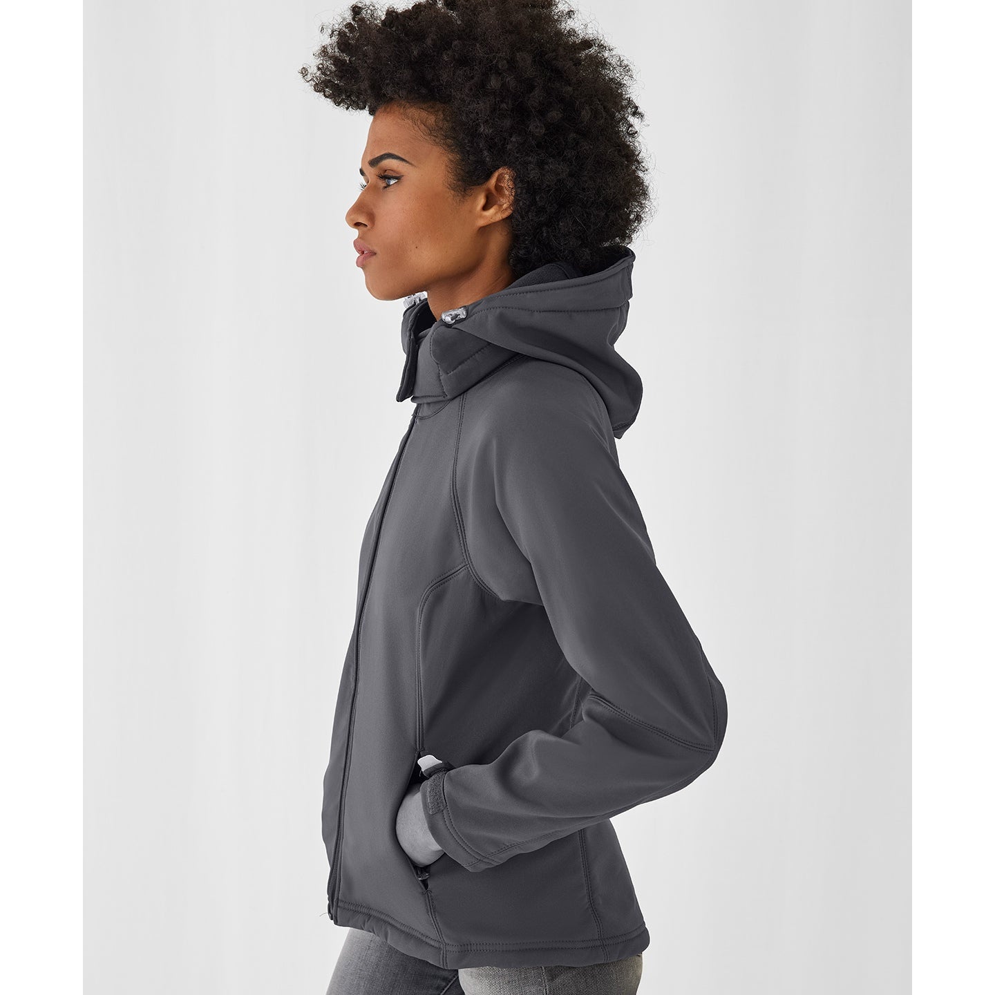 B&C Collection Hooded Softshell Women