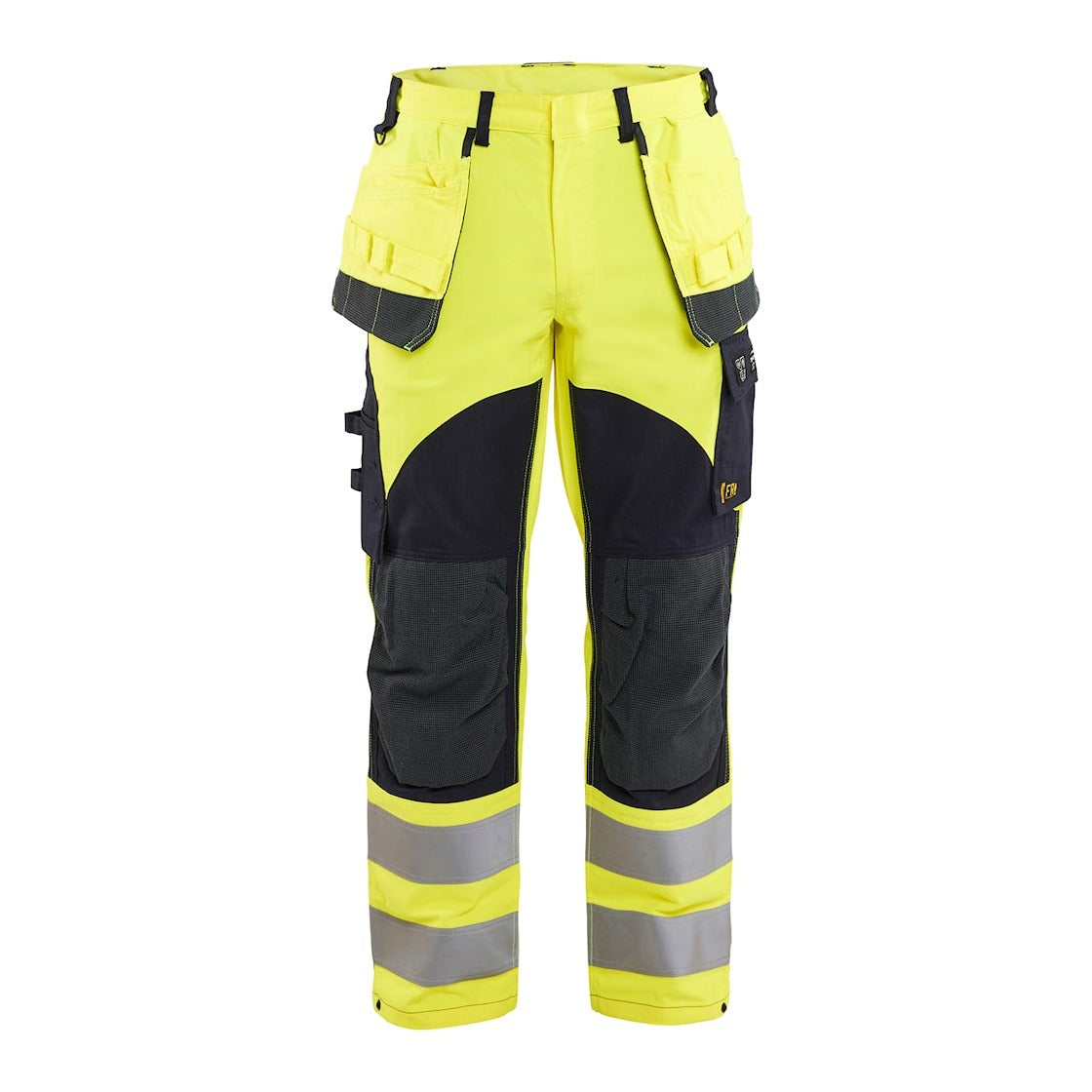 Blaklader Multinorm Inherent Trousers 1589 #colour_hi-vis-yellow-navy-blue