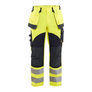 Blaklader Multinorm Inherent Trousers 1589 #colour_hi-vis-yellow-navy-blue