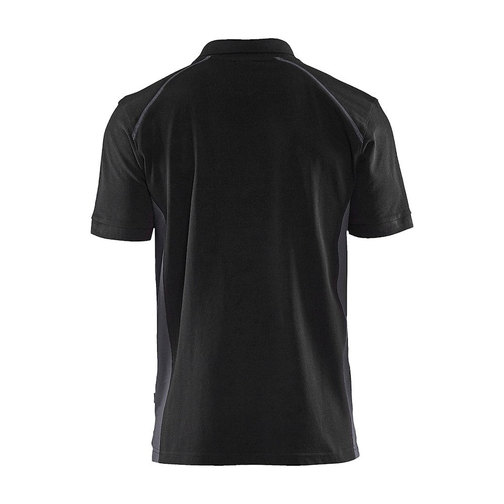 Blaklader Polo Shirt 3324 #colour_black-mid-grey