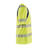 Blaklader Uv Hi-Vis T-Shirt 3397 #colour_hi-vis-yellow-navy-blue