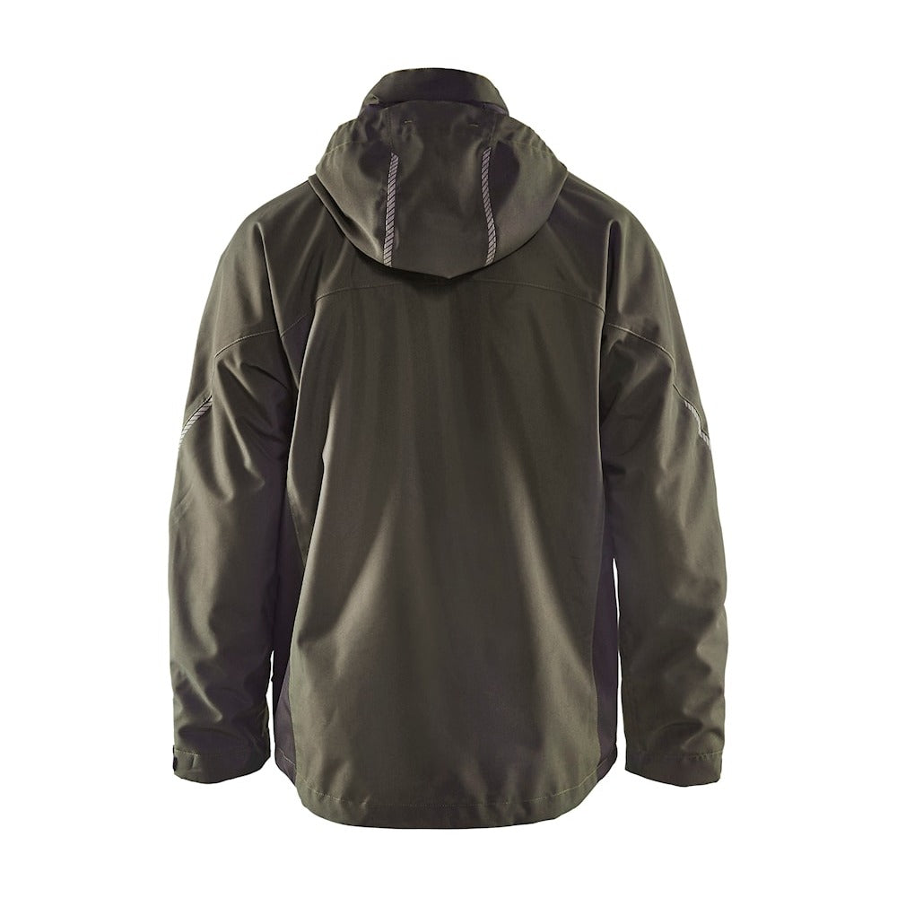 Blaklader Lightweight Lined Functional Jacket 4890 #colour_dark-olive-green-black