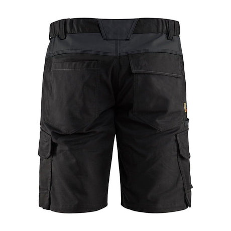 Blaklader Industry Shorts Stretch 1446 #colour_black-dark-grey
