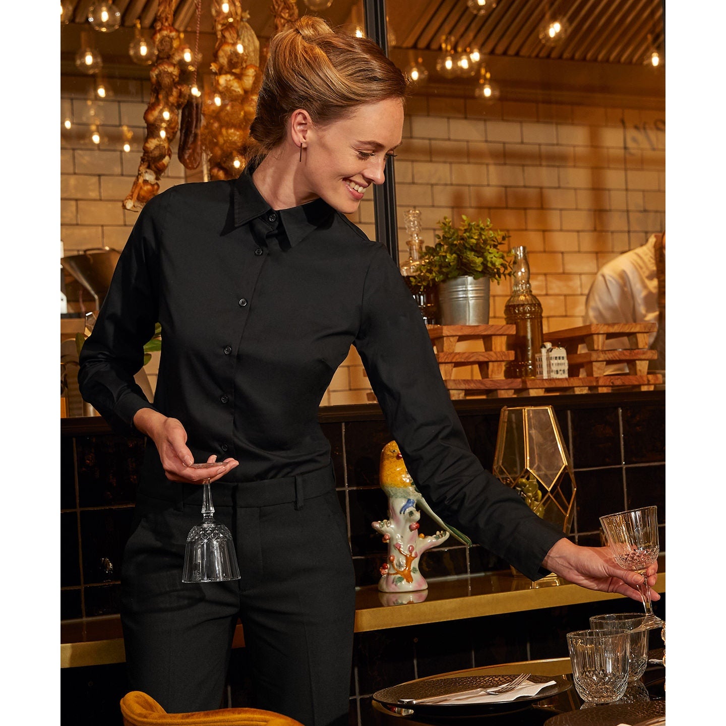 B&C Collection Heritage Long Sleeve Women