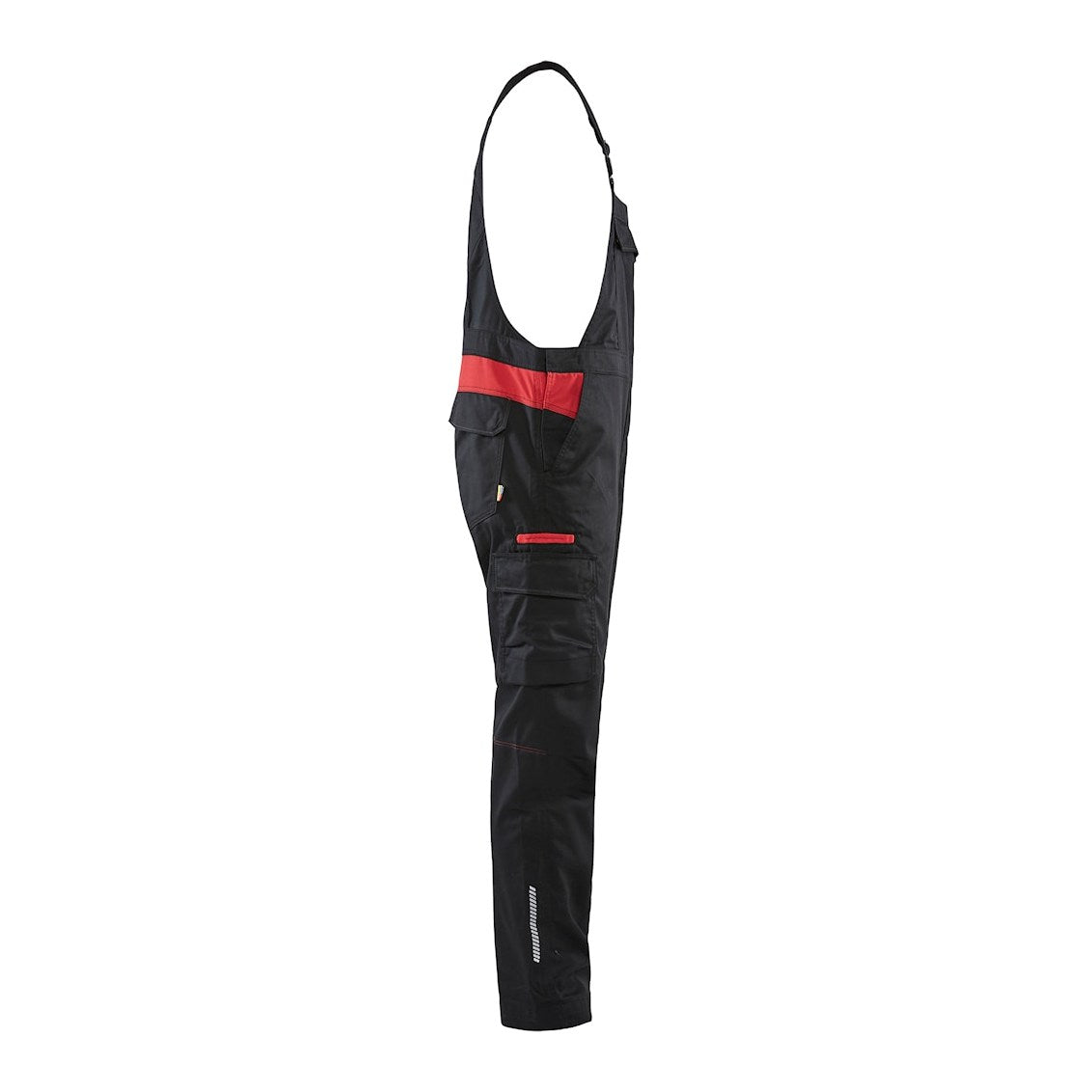 Blaklader Industry Bib Overall Stretch 2644 - Black/Red