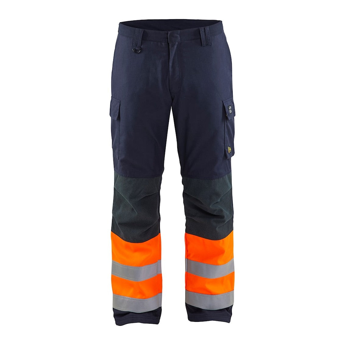 Blaklader Multinorm Inherent Winter Trousers 1869 #colour_navy-blue-orange