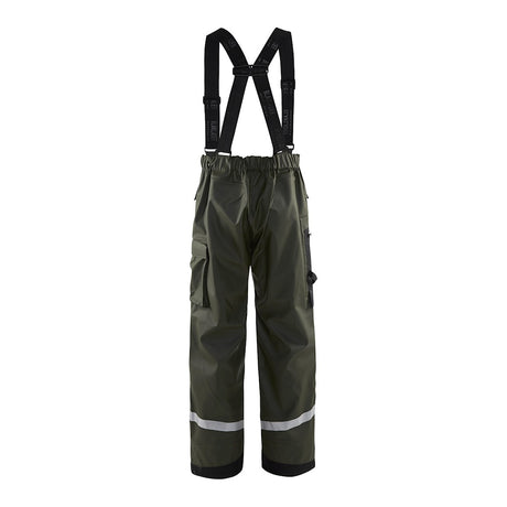 Blaklader Rain Trousers Level 2 1305 #colour_army-green