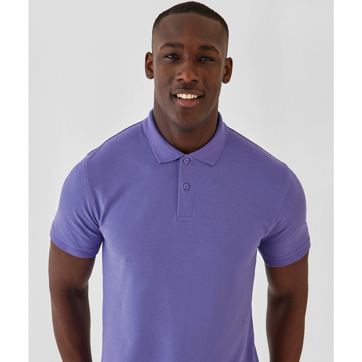 B&C Collection Inspire Polo Men - Milennial Lilac