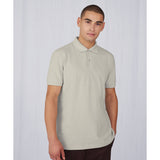 B&C Collection My Polo 210 - Heather Grey Fog