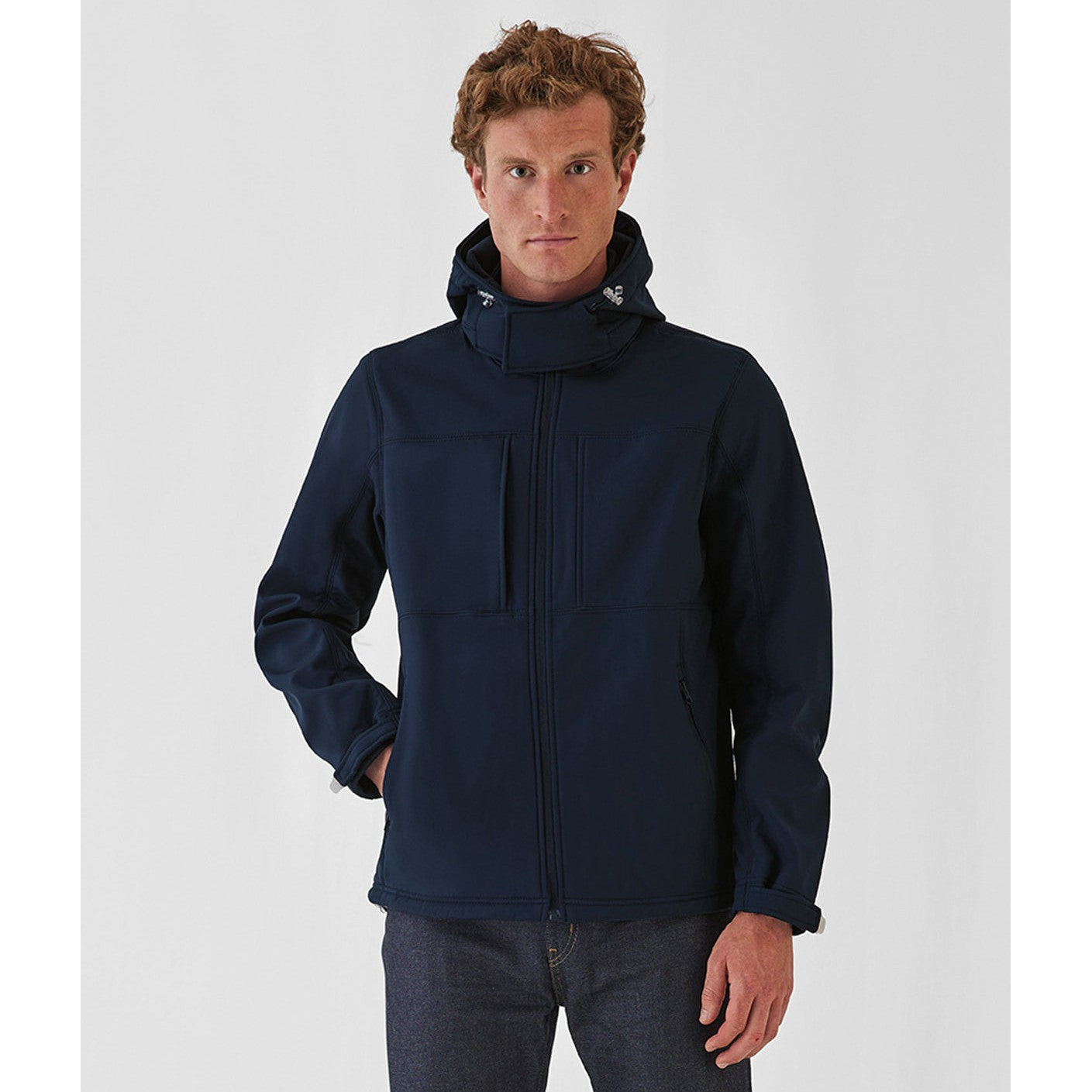 B&C Collection Hooded Softshell Men