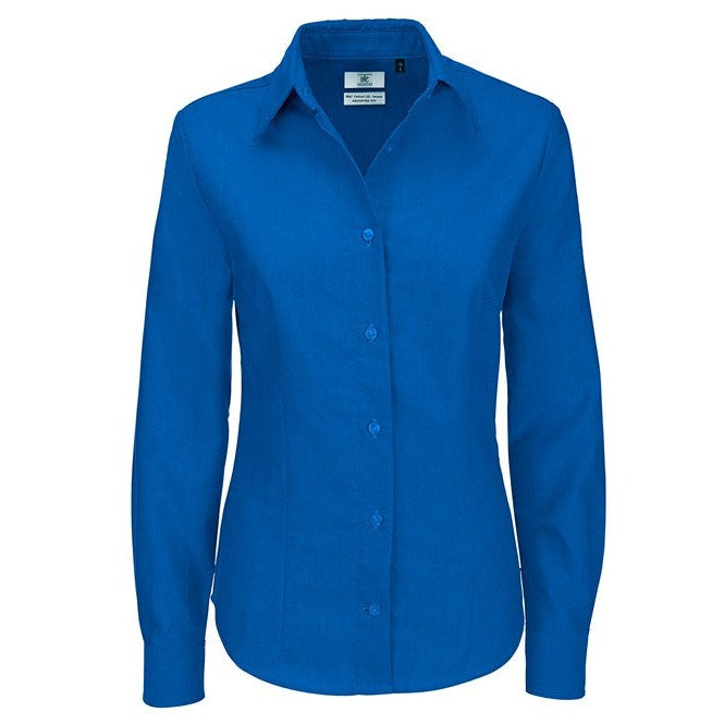 B&C Collection Oxford Long Sleeve Women