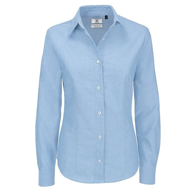 B&C Collection Oxford Long Sleeve Women