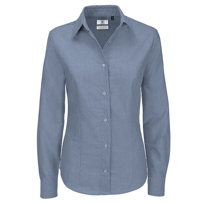B&C Collection Oxford Long Sleeve Women