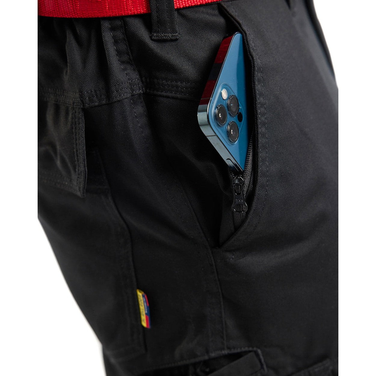 Blaklader Industry Trousers Stretch with Knee Pad Pockets 1448 - Black #colour_black