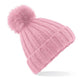 Beechfield Verbier Fur Pop Pom Chunky Beanie