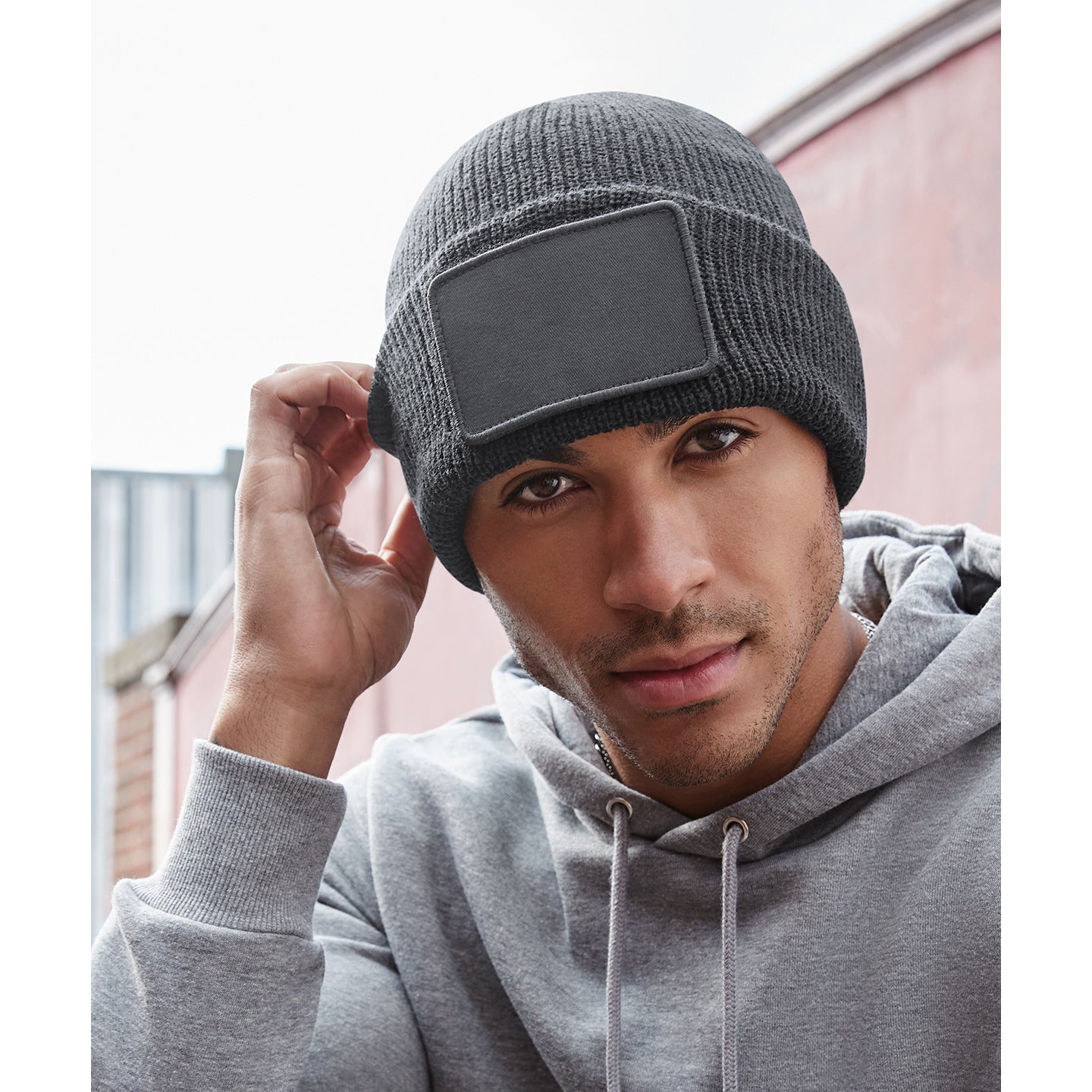 Beechfield Removable Patch Thinsulate Beanie