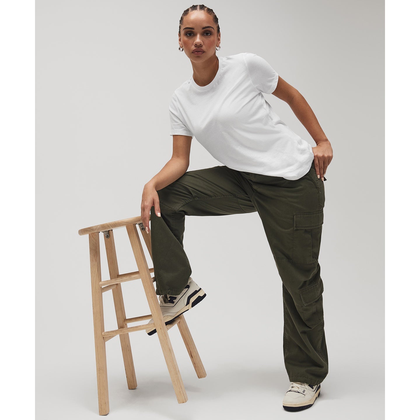 Bella Canvas Women's Relaxed Jersey Short Sleeve Tee - White