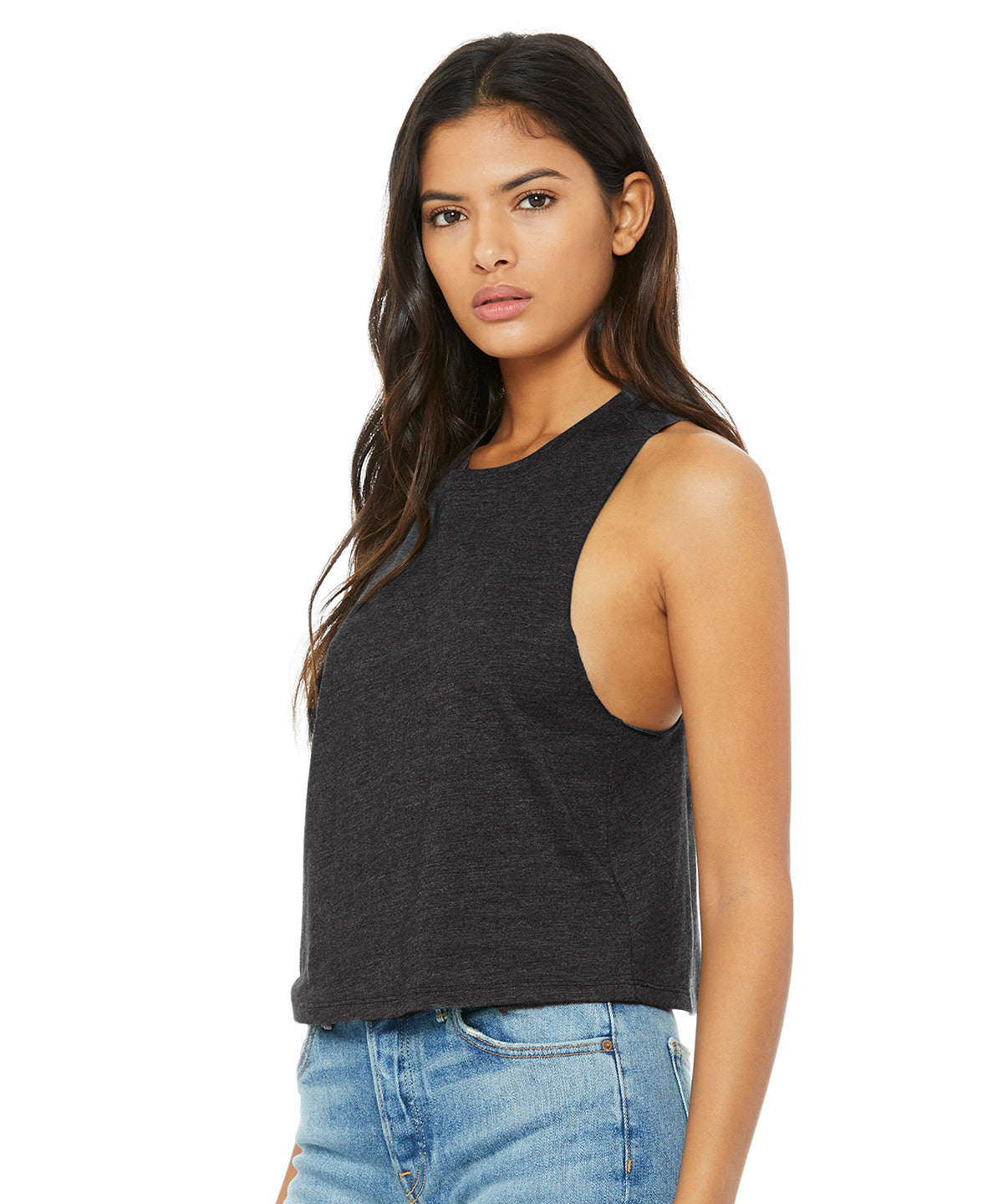 Bella Canvas Women's Racerback Cropped Tank