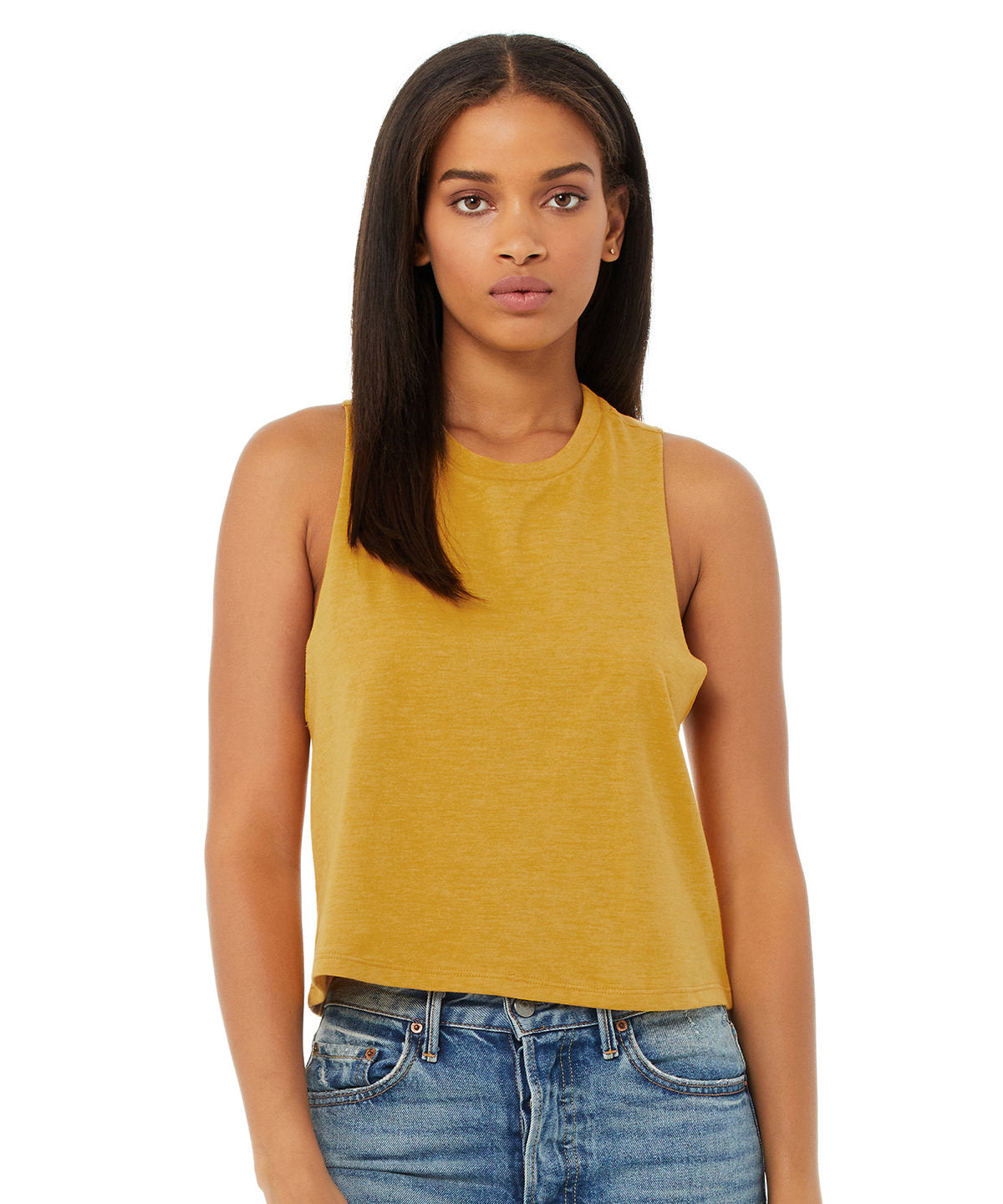 Bella Canvas Women's Racerback Cropped Tank
