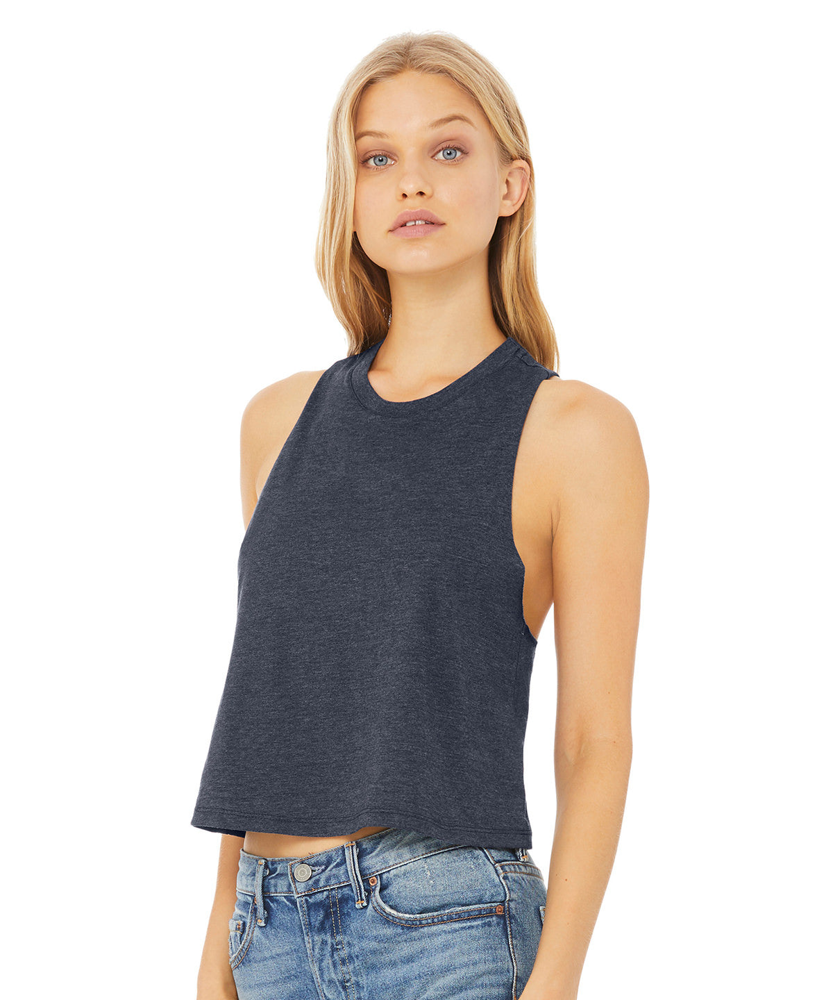 Bella Canvas Women's Racerback Cropped Tank