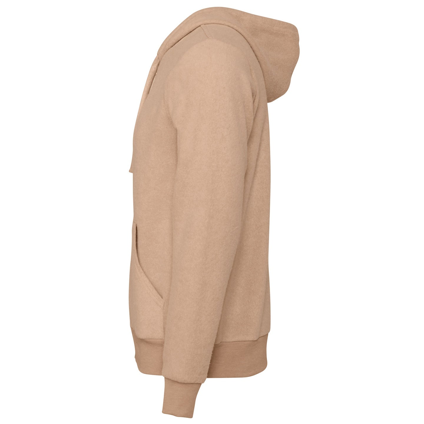 Bella Canvas Unisex Sueded Fleece Full-Zip Hoodie