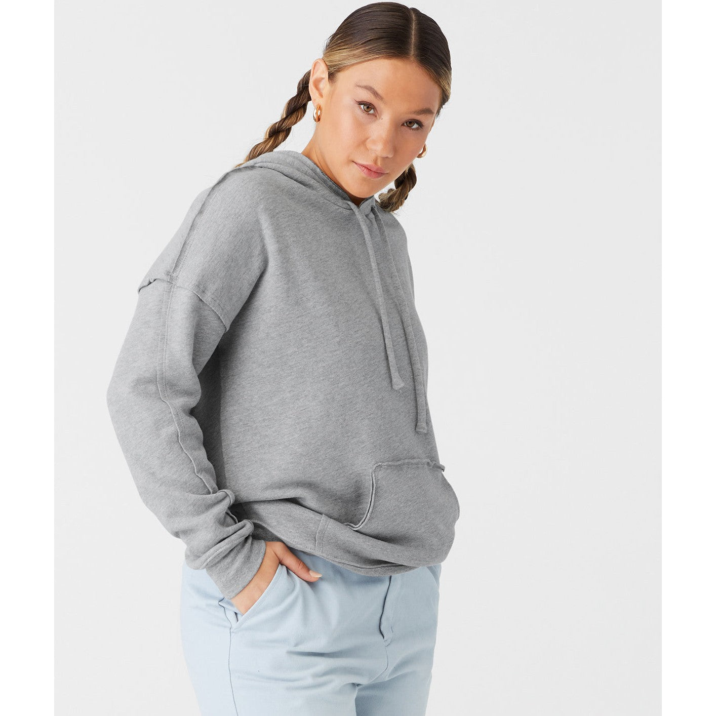 Bella Canvas Unisex Raw-Seam Hoodie