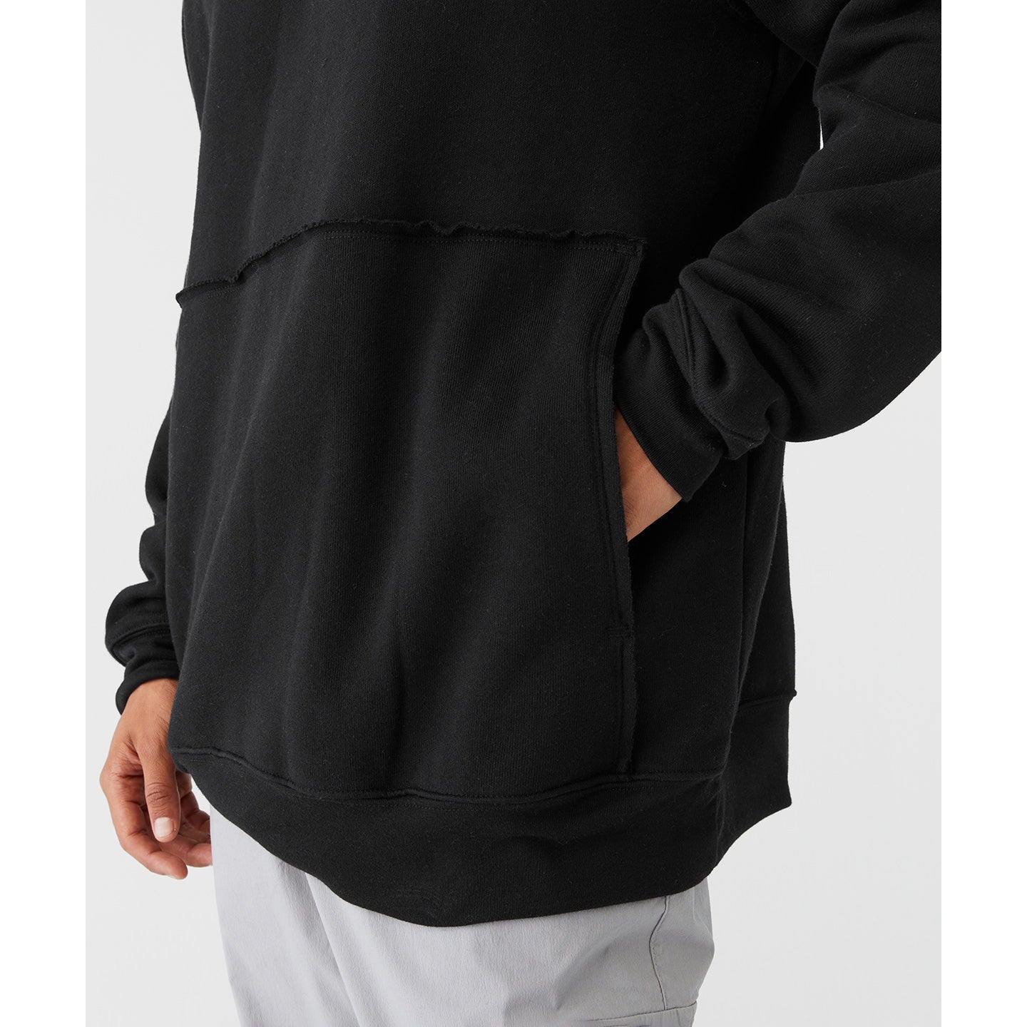 Bella Canvas Unisex Raw-Seam Crew Pullover