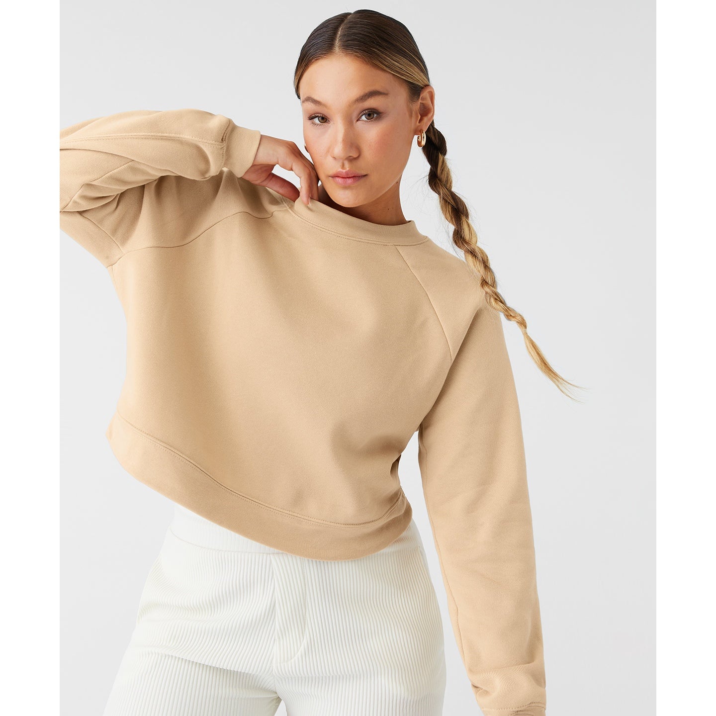 Bella Canvas Women's Raglan Pullover Fleece