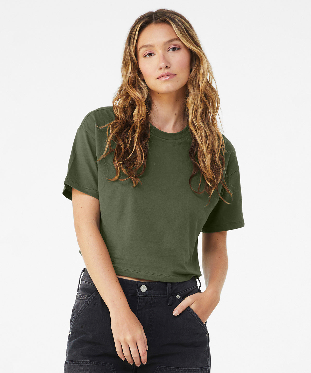 Bella Canvas Women's Jersey Crop Tee