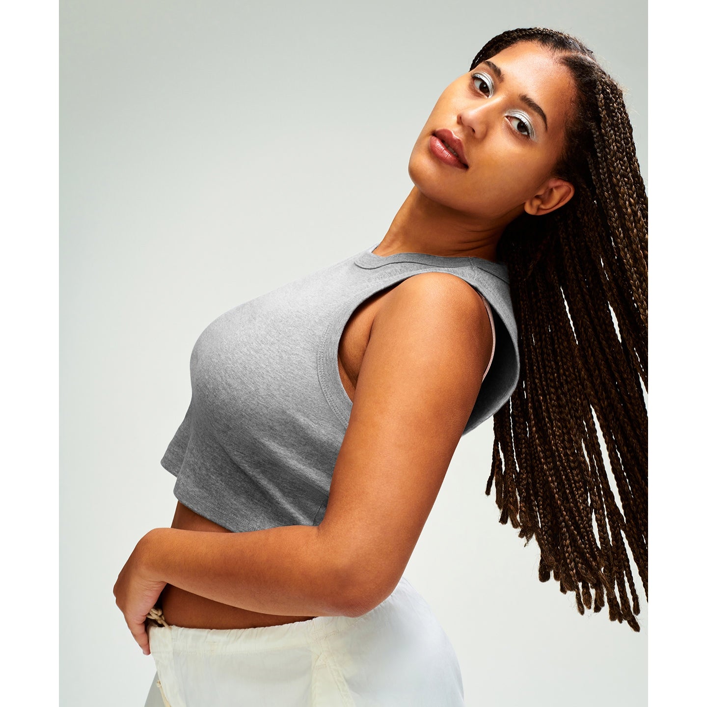 Bella Canvas Women's Micro Rib Muscle Crop Tank