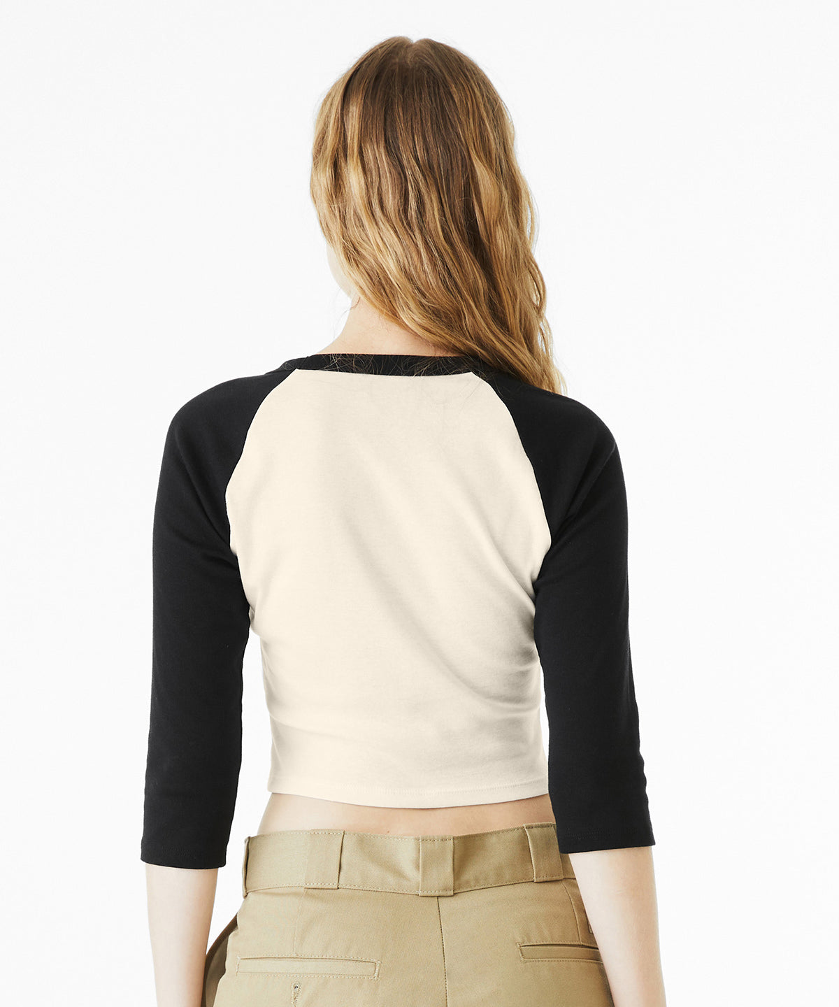 Bella Canvas Women's Micro Rib 3/4 Raglan Baby T-Shirt