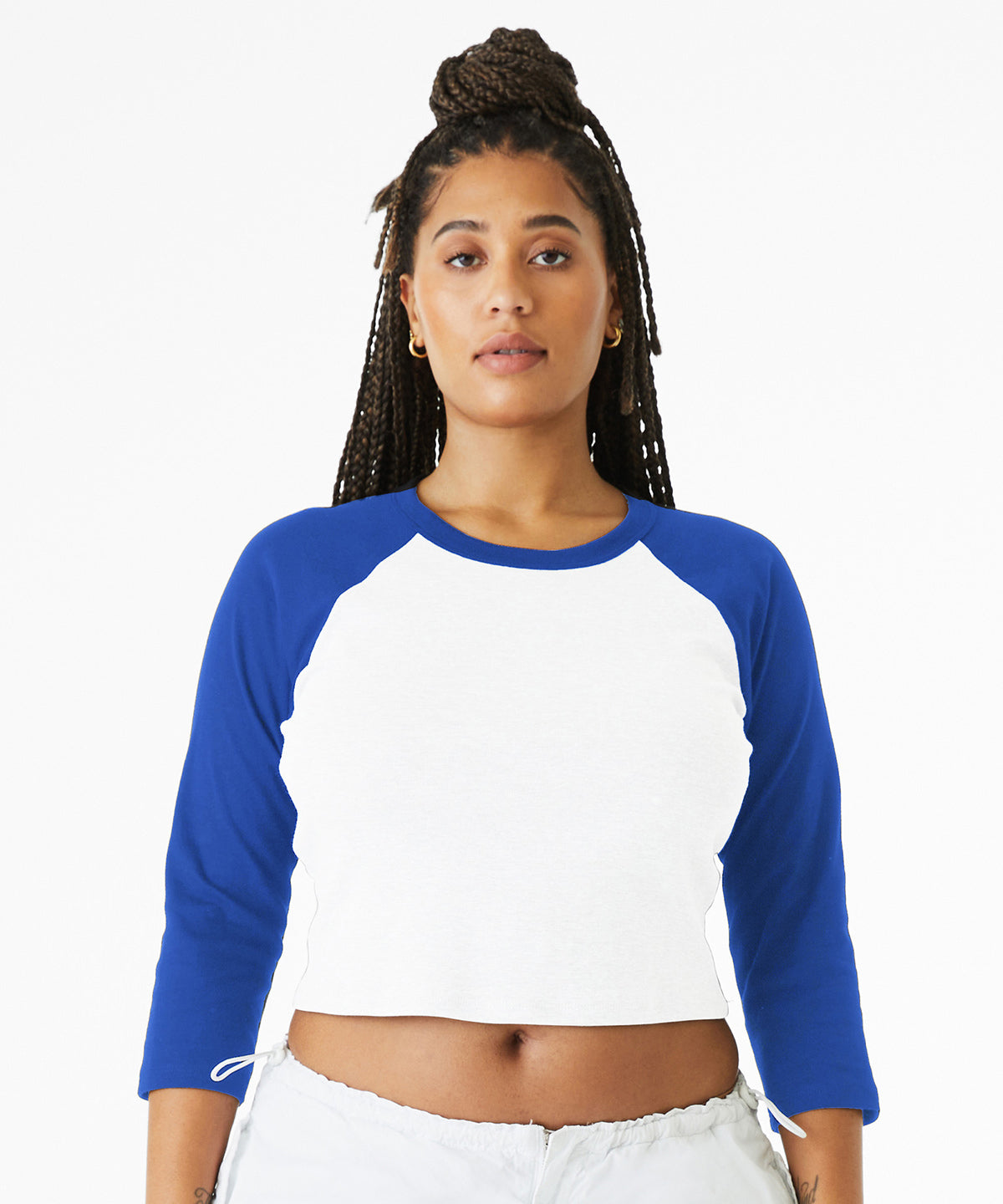 Bella Canvas Women's Micro Rib 3/4 Raglan Baby T-Shirt