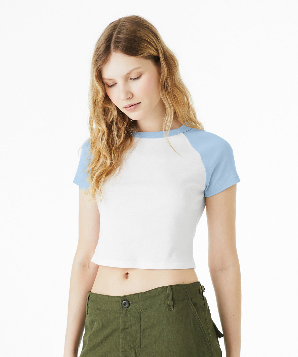 Bella Canvas Women's Micro Rib Raglan Baby T-Shirt