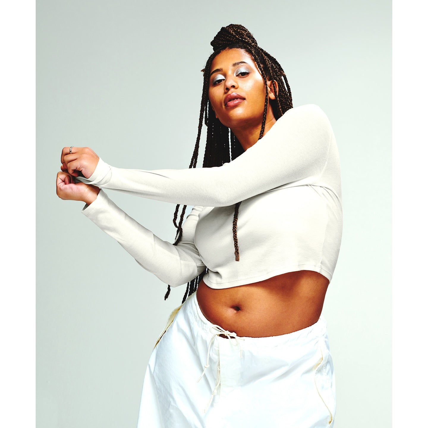 Bella Canvas Women's Micro Rib Long Sleeve Baby T-Shirt