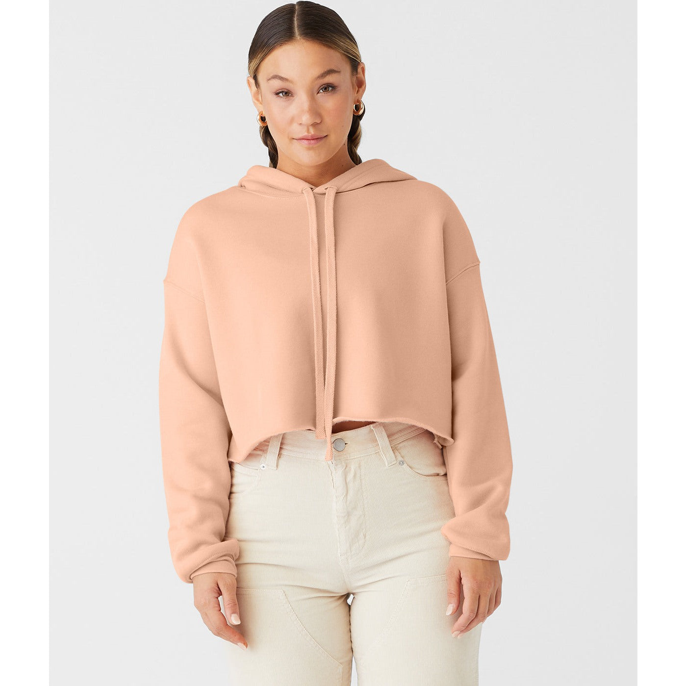 Bella Canvas Women's Cropped Fleece Hoodie