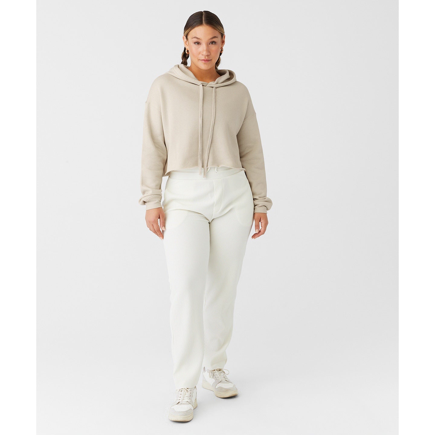 Bella Canvas Women's Cropped Fleece Hoodie
