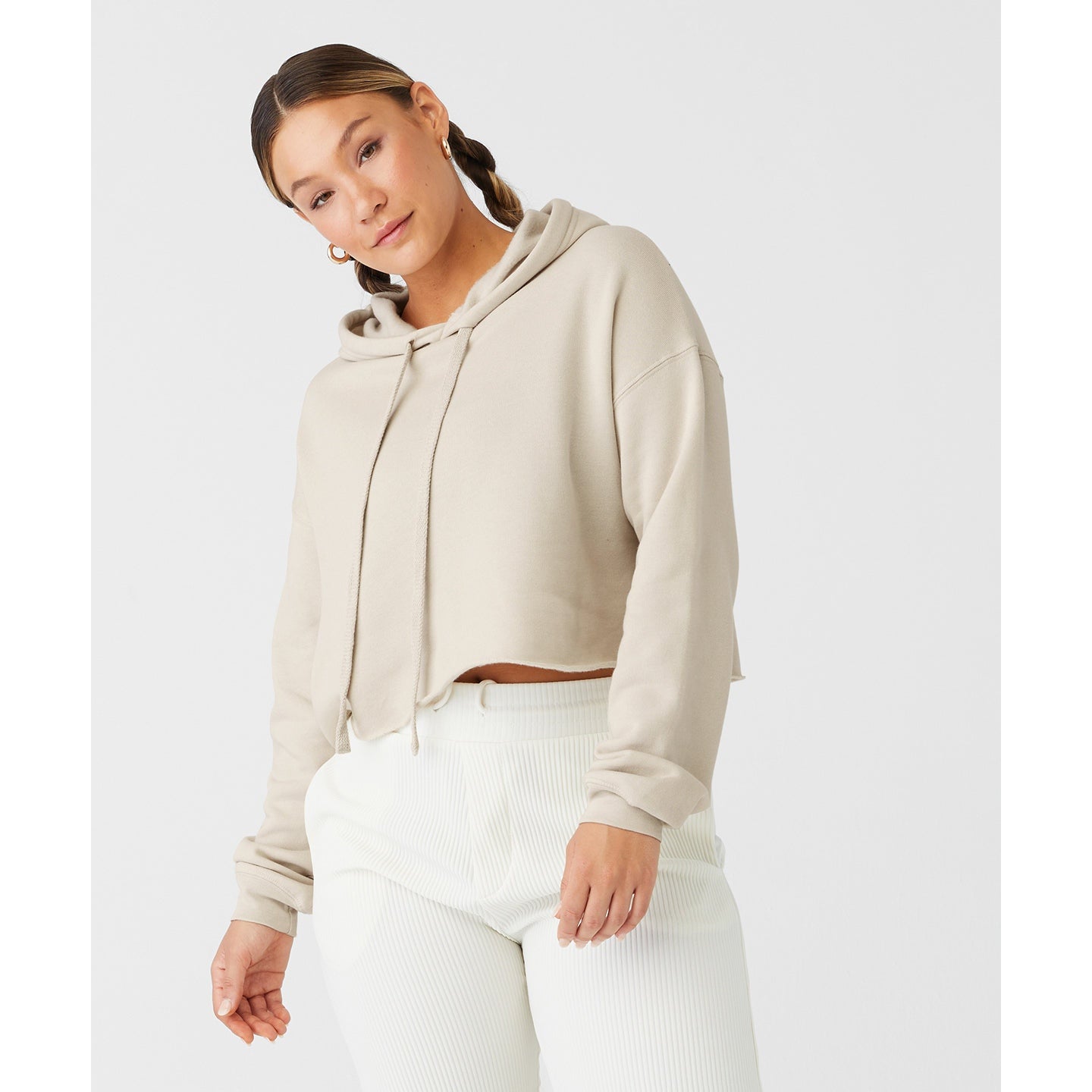Bella Canvas Women's Cropped Fleece Hoodie