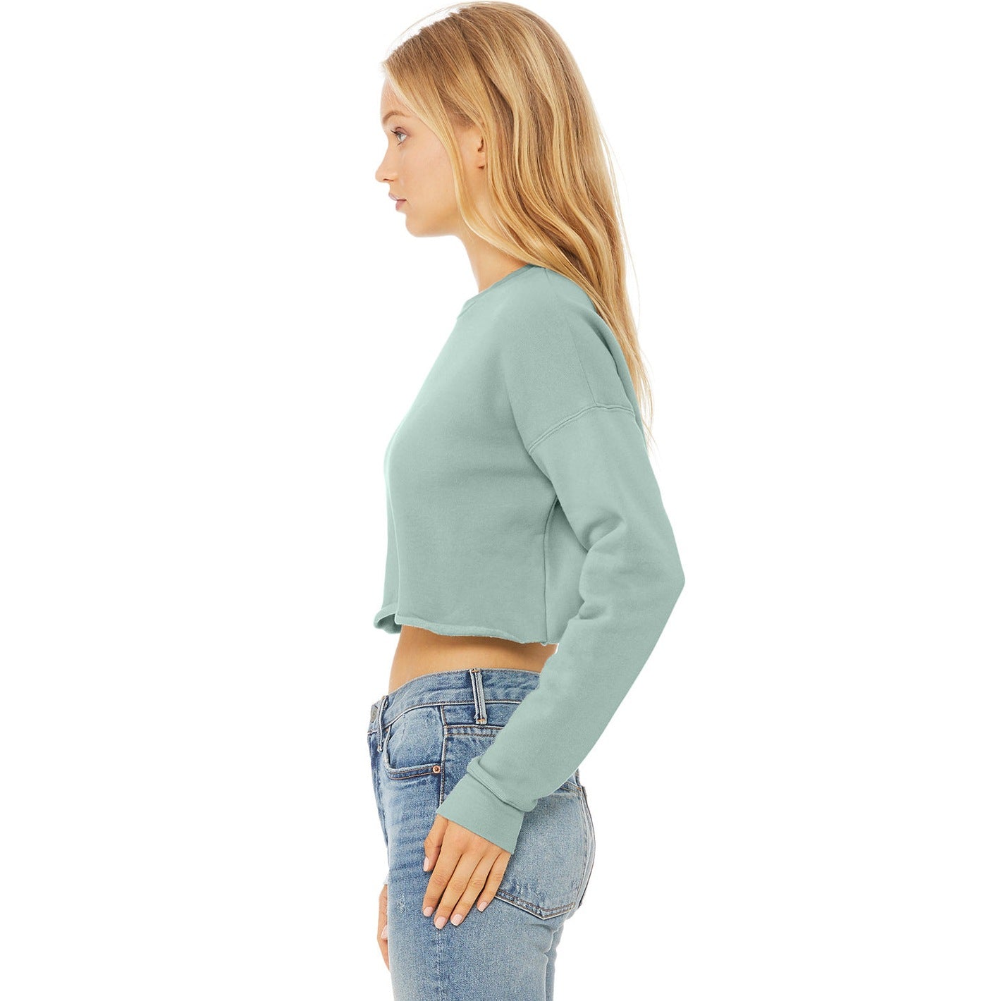 Bella Canvas Women's Cropped Crew Fleece