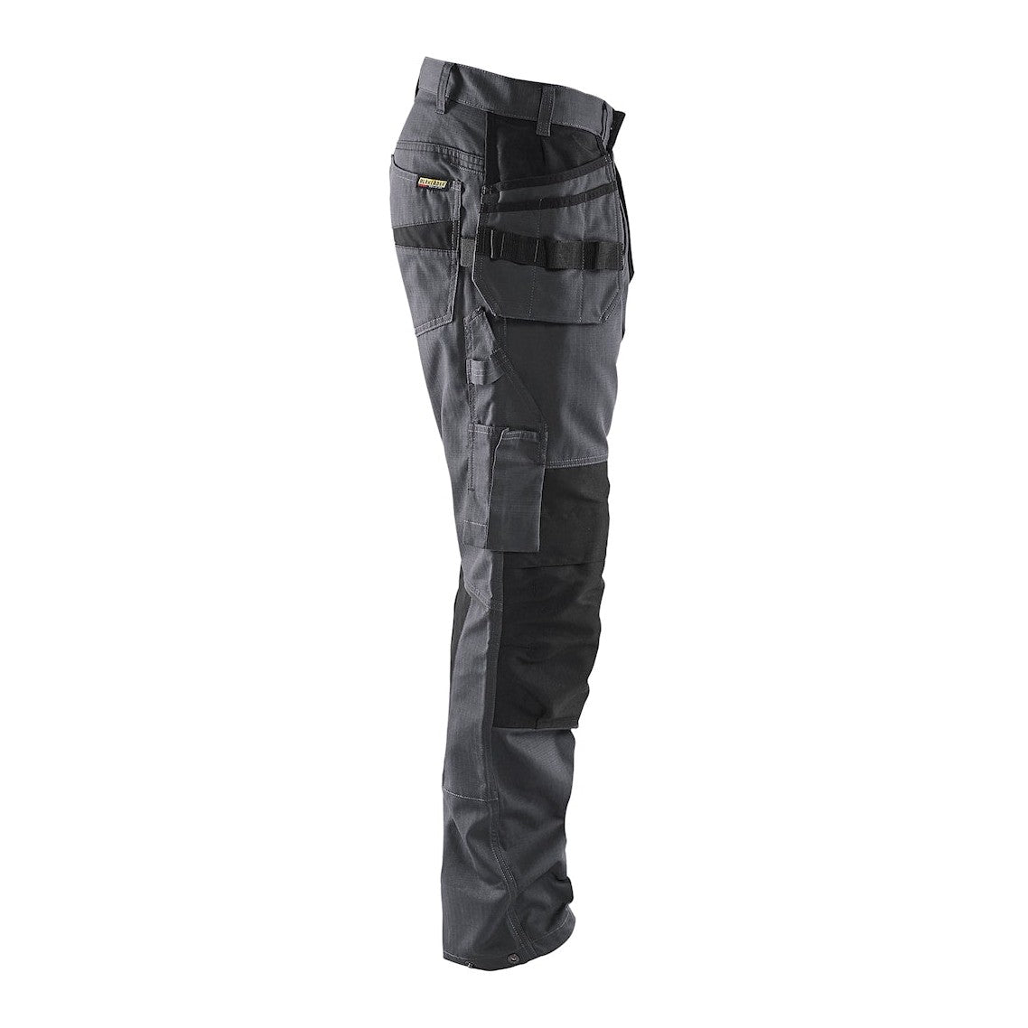 Blaklader Service Trousers with Stretch And Nail Pockets 1496  #colour_mid-grey-black